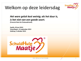 Plenaire workshop leidersdagen