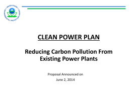 EPA Clean Power Plan