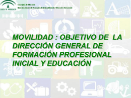 Movilidad - Centro del Profesorado de Granada