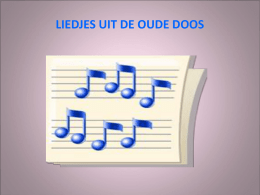 LIEDJES UIT DE OUDE DOOS Alle eendjes zwemmen