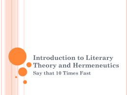 091012 Narratology