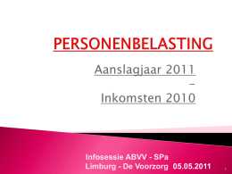 Powerpoint belastingservice