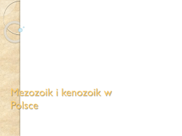 Mezozoik i kenozoik w Polsce