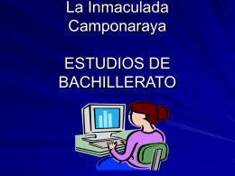 orientación bachilleratos - Colegio La Inmaculada, Camponaraya