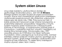 Systemy - System okien w linuksie
