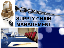 supply chain in services