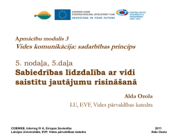 TM-3.5 PublPartic Ch.. - Latvijas Universitāte : Vides Zinātnes un