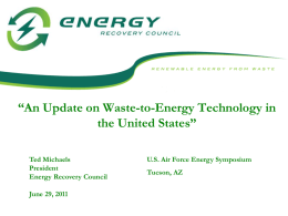 Waste-to-Energy (WTE)