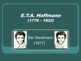 ETA Hoffmann (1776 – 1822)