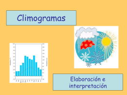 Elaboración de Climogramas