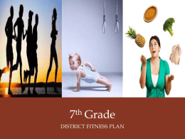 7th Grade Fitness Plan