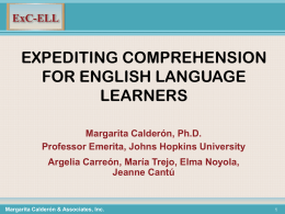 ExC-ELL - English as a Second Language