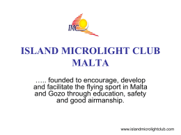 ISLAND MICROLIGHT CLUB MALTA - European Microlight Federation