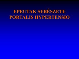 Epeutak sebészete és portális hypertensio