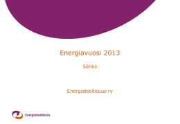 Energiavuosi 2009 - Energiateollisuus