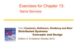 Exercises for Chapter 13