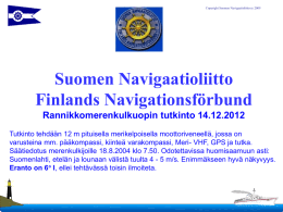 Er =(+)-6 o - Suomen Navigaatioliitto