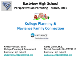 College Planning - Independent School District 196
