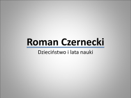 Roman Czernecki - Gimnazjum Publiczne im. Romana