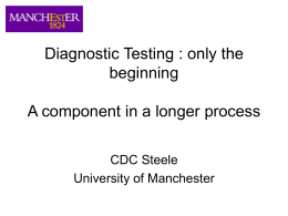 Presentation by Colin Steele