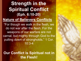 35_Strength in the Spiritual Conflict