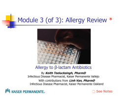 Allergy - Stoller Design Group