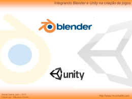 Integrando Blender e Unity na criação de jogos
