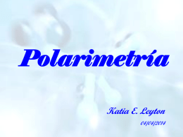 clase de Polarimetría - Facultad Química y Farmacia