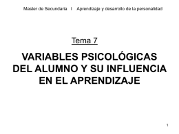 tema 7b 4PS-Variables psicologicas del alumno