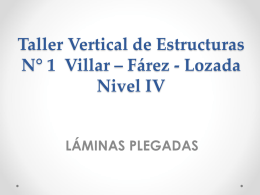 Laminas Plegadas - Estructuras Villar - Farez