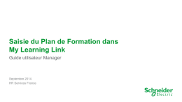 Plan de formation
