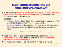 Lecture 12: Clustering Algorithms IV
