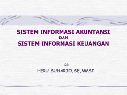 Sistem Informasi Manajemen Pertemuan 12