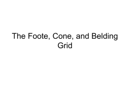 The Foote, Cone, and Belding Grid