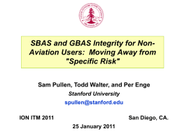 SBAS and GBAS Integrity for Non-Aviation Users: Moving Away from