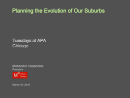 PowerPoint presentation  - American Planning Association