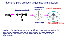 geometría molecular