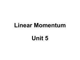 Linear Momentum - White Plains Public Schools
