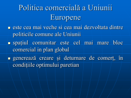Curs 7. Politica comercial a UE