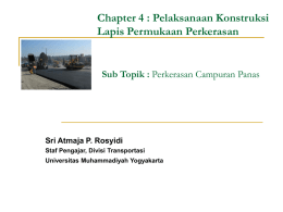 PPT Chapter: Surface Layer Works