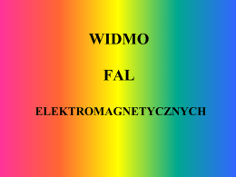 19.Widmo fal elektromagnetycznych - dla uczniów kl. III(aut. H.Majek)