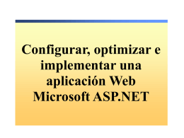 Module 16: Configuring as ASP.NET Application