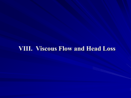 3. Friction and Head Losses