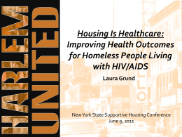 PowerPoint - Supportive Housing Network of New York
