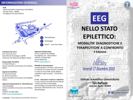 Diapositiva 1 - SINC - Società Italiana di Neurofisiologia Clinica