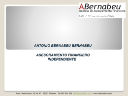 Diapositiva 1 - Antonio Bernabeu Bernabeu, Eafi
