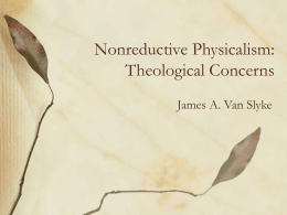 Theological Issues of Physicalism
