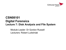 PPT - Dr Gordon Russell