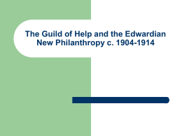 The Guild of Help and the Edwardian New