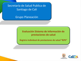 Diapositiva 1 - Secretaria de Salud